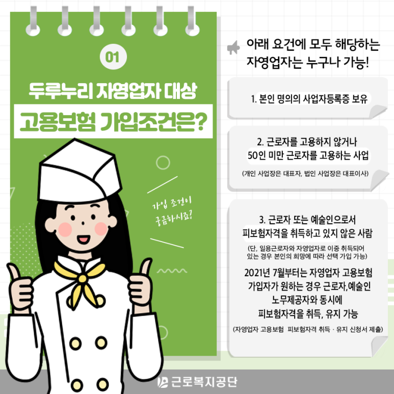 Q. 두루누리 자영업자 대상